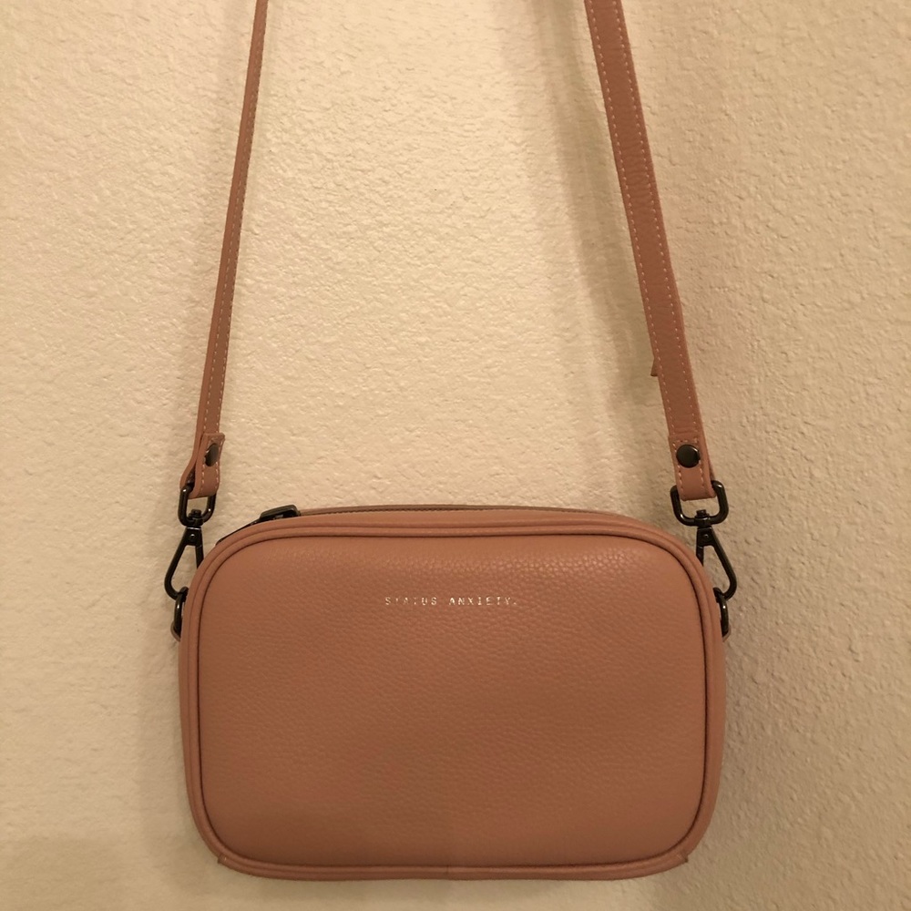 Status Anxiety “Plunder” Leather Crossbody Bag